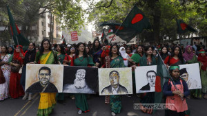 মার্কিন পররাষ্ট্র দপ্তরের সম্মাননা: ‘জুলাই কন্যাদের’ অভিনন্দন ইউনূসের
