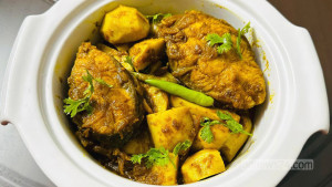 রুই মাছে কচুমুখী