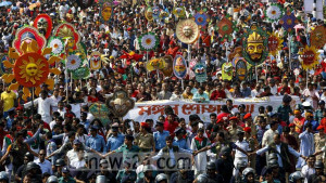চারুকলার শোভাযাত্রা: আনন্দে ঝরে গেল মঙ্গল!