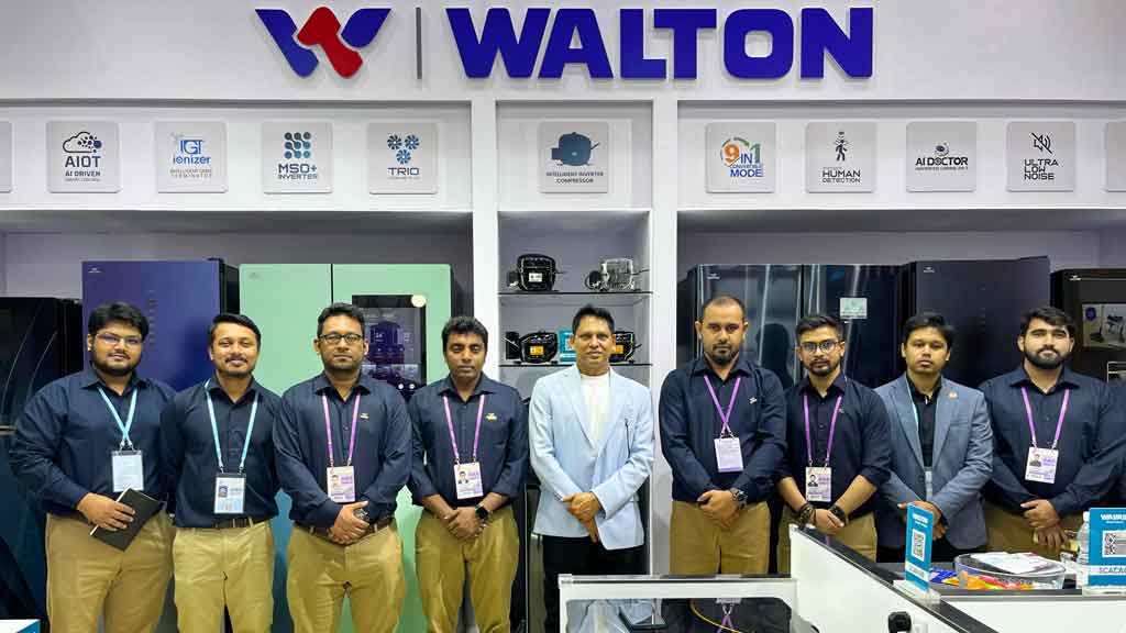 ক্যান্টন ফেয়ারে ওয়ালটন, প্রদর্শন করছে এআই ফিচারের পণ্য