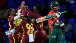আরেকটি ব্যাটিং ব্যর্থতায় ক্যারিবিয়ানে হোয়াইটওয়াশড বাংলাদেশ