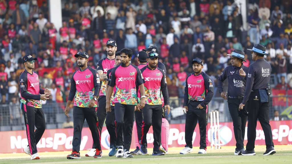 প্রথম ১০ ওভারে ৬৫, পরের ১০ ওভারে ১১৭, এরপর শেষের নাটকে সিলেটের জয়