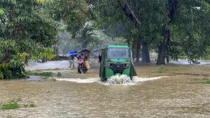 Flood due to continuous heavy rainfall