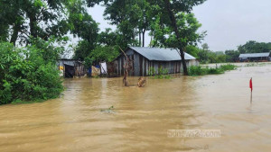 Over 100 villages flooded in Feni; Army, BGB deployed