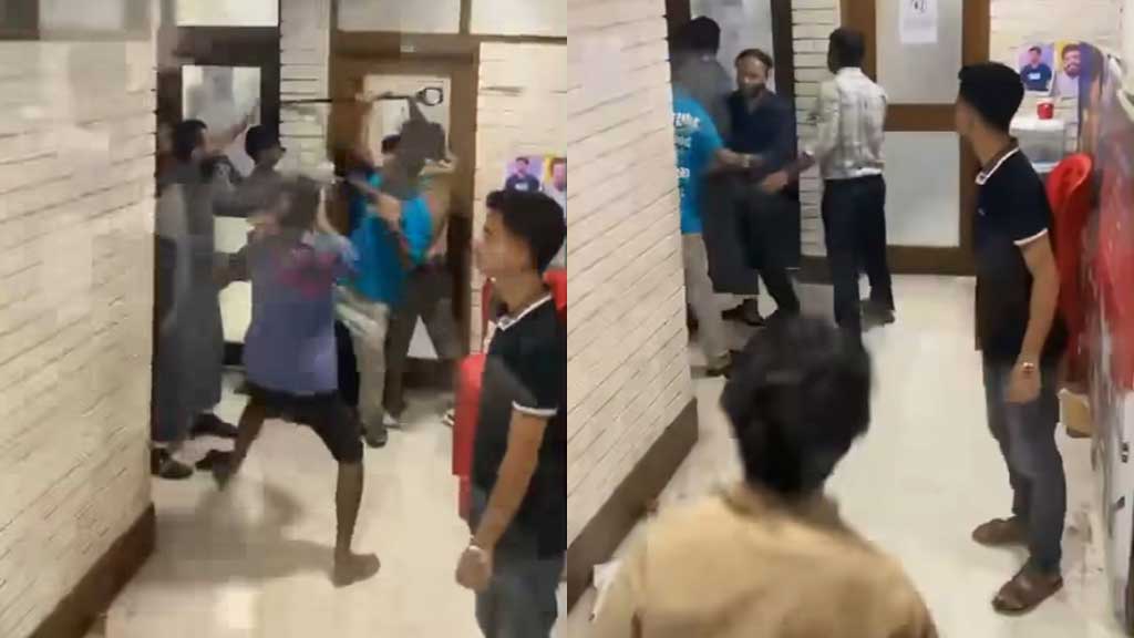 Injured participants of the mass uprising storm the office of the July Martyrs’ Memorial Foundation