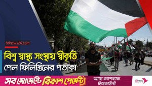 বিশ্ব স্বাস্থ্য সংস্থায় পতাকা তোলার অধিকার পেল ফিলিস্তিন