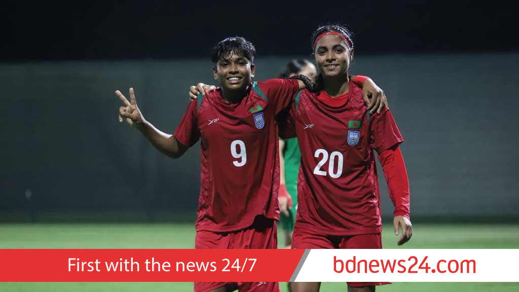 সিরিয়াকে প্রথম প্রীতি ম্যাচে হারিয়েছে মেয়েরা