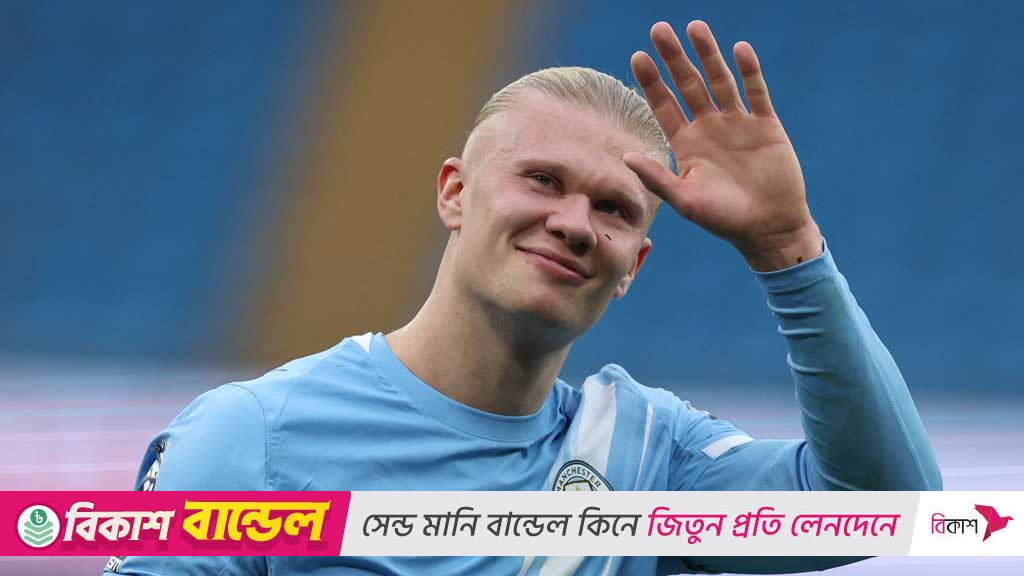দুর্দান্ত যাত্রায় রোনালদোর পাশে গোলমেশিন হলান্ড
