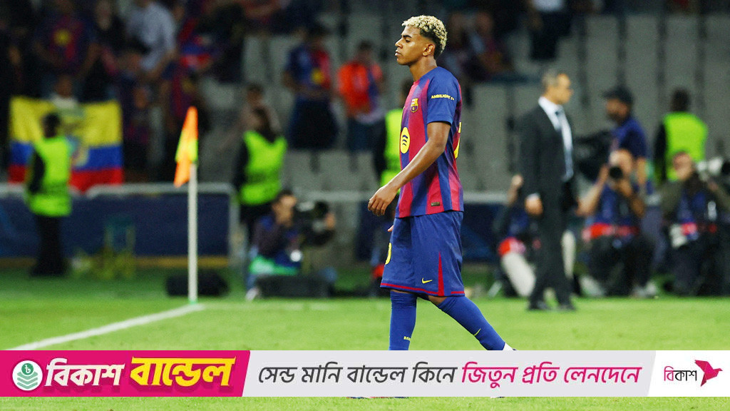 আবার চোটে ছিটকে গেলেন ইয়ামাল