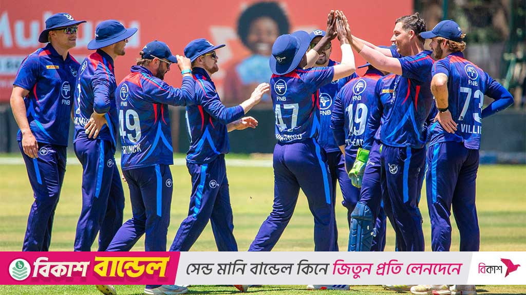 স্মিটের অলরাউন্ড নৈপুণ্যে বিশ্বকাপে নামিবিয়া