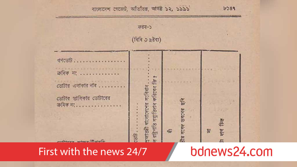 এক গণভোটে ব্যয় কত?