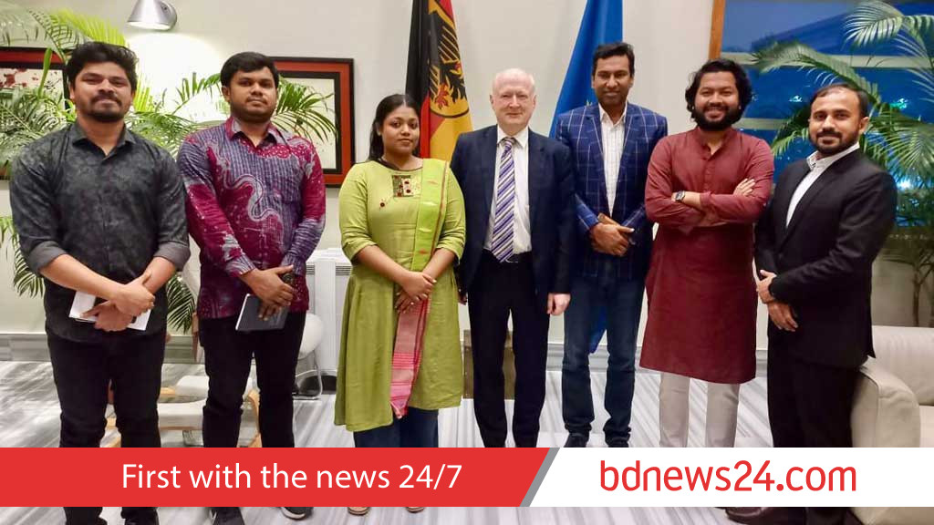 জার্মান রাষ্ট্রদূতের সাথে এনসিপির সৌজন্য সাক্ষাৎ