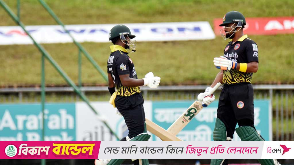 সোহান-সাব্বিরের বিধ্বংসী ব্যাটিংয়ে ১৫ ওভারেই ২০০