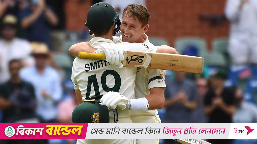 ১৬০ রানের ইনিংস খেলে স্মিথকে ধন্যবাদ দিলেন লাবুশেন