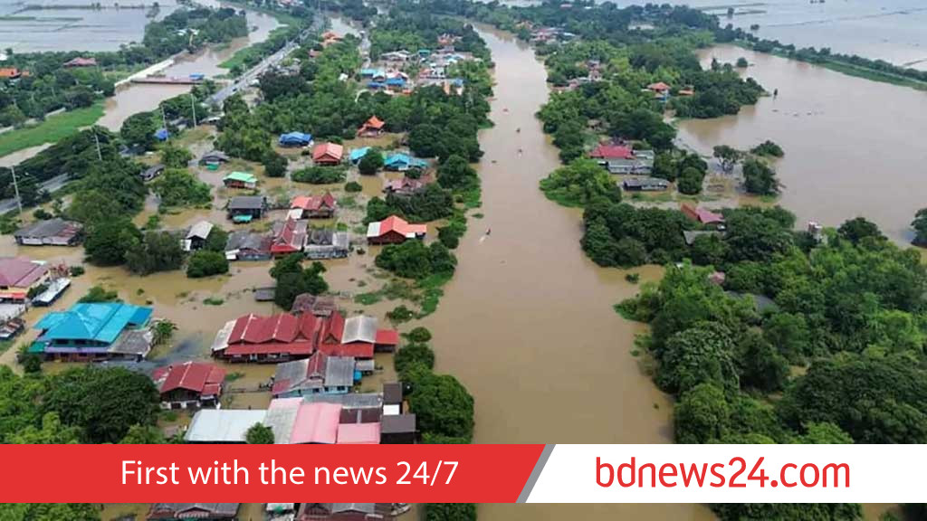 থাইল্যান্ডে ভারি বৃষ্টিতে সৃষ্ট বন্যায় মৃত্যু বেড়ে ২২