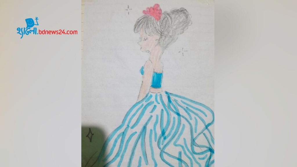 ছুটি কেটেছে ছবি এঁকে