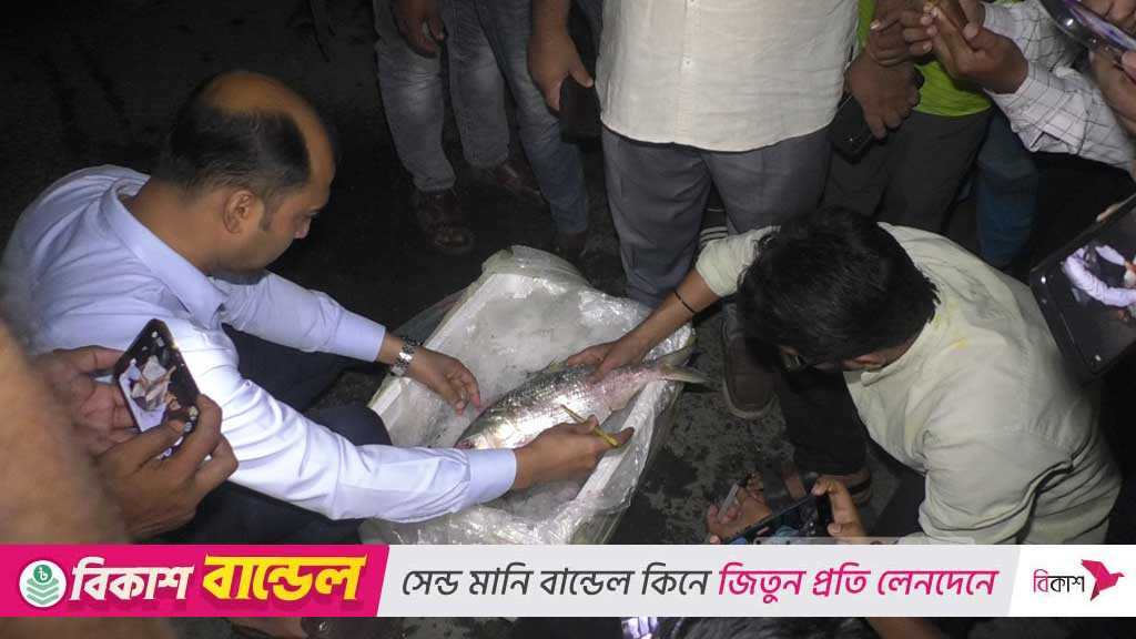 প্রথম চালানে ভারতে গেল সাড়ে ৩৭ টন ইলিশ