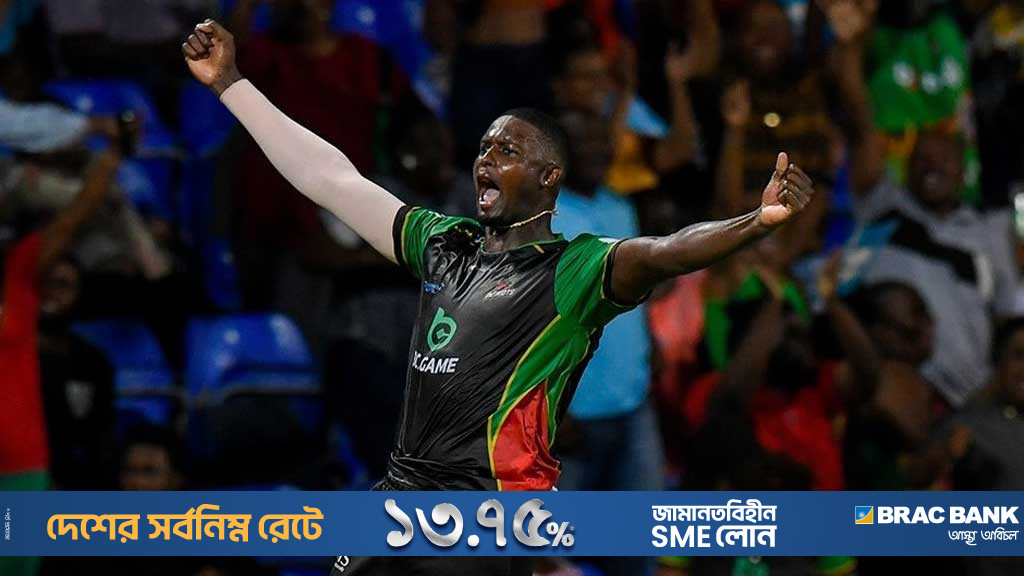 রুদ্ধশ্বাস লড়াইয়ে শেষ বলের ইয়র্কারে নায়ক হোল্ডার