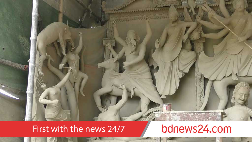 ঝিনাইদহে দুর্গা পূজার প্রতিমা ভাঙচুর, আটক ১