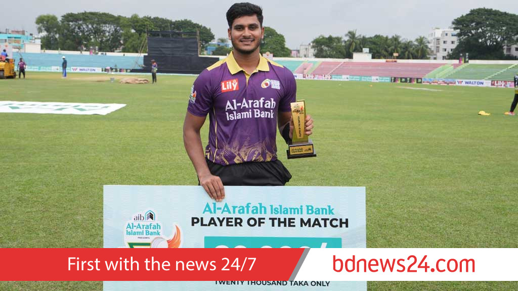 শান্তর শূন্য, সাব্বিরের তিন ছক্কার ঝলক, অভিষেকেই নায়ক মাহফিজুল