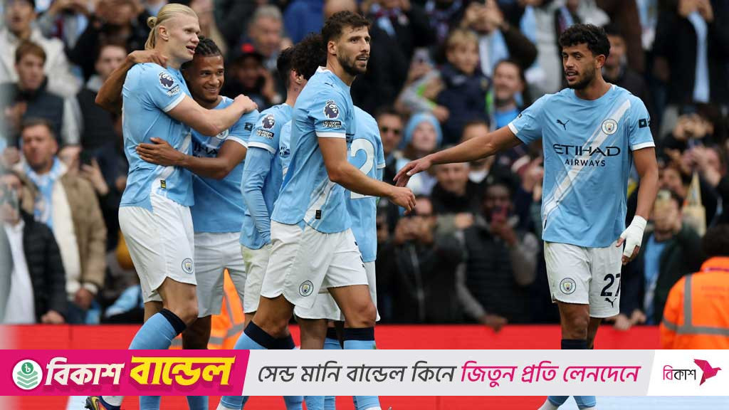 দুই আত্মঘাতী, হলান্ডের জোড়া গোল, জয়ে ফিরল সিটি