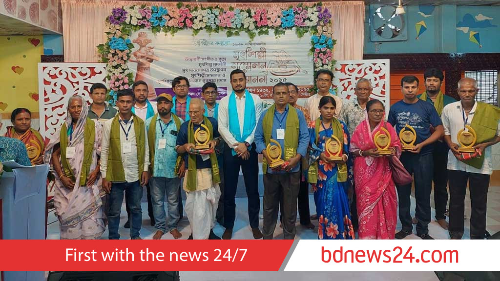 সরা শিল্পী কালী প্রসন্ন পাল পেলেন 'জয়নুল আবেদিন আজীবন সম্মাননা'