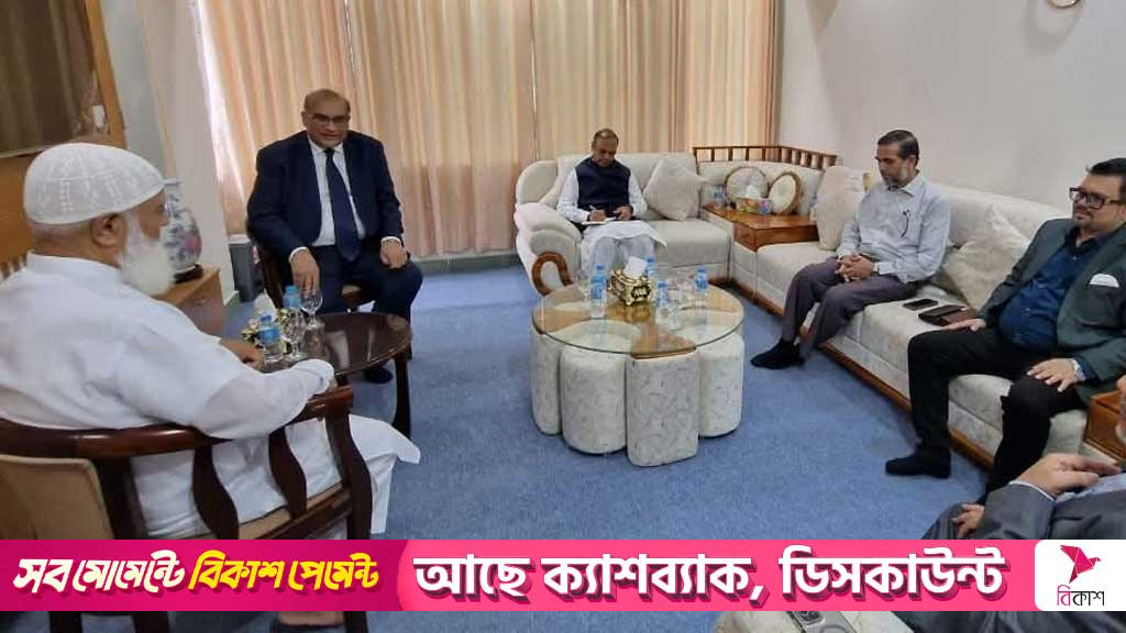 জামায়াতের আমিরের সঙ্গে পাকিস্তানের হাই কমিশনারের সাক্ষাৎ