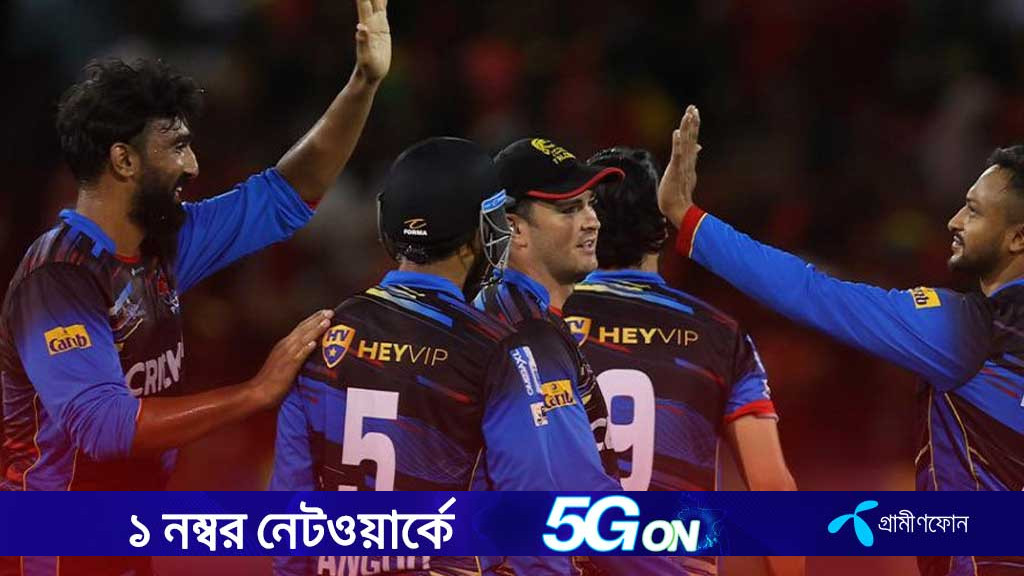 ছোট্ট রান তাড়ায় রোমাঞ্চকর জয়ে প্লেঅফে সাকিবরা