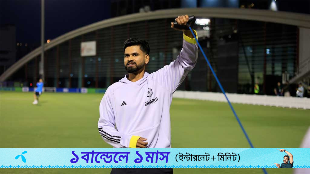 লাল বলের ক্রিকেট থেকে বিরতি চাইলেন শ্রেয়াস