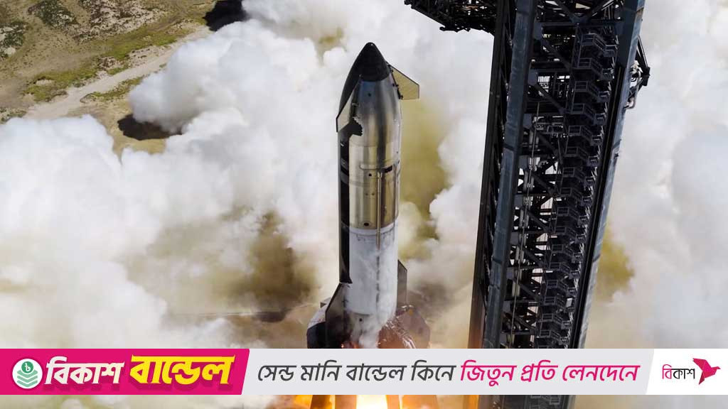 মঙ্গলে পরীক্ষামূলক যাত্রার জন্য প্রস্তুত মাস্কের স্টারশিপ রকেট