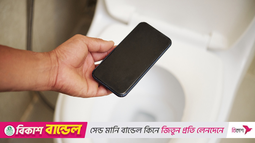 টয়লেটে ফোন ব্যবহার থেকে অর্শরোগের ঝুঁকি