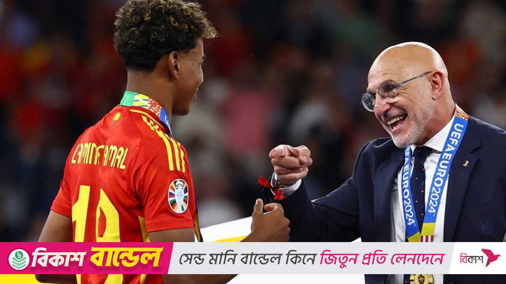 ইয়ামালকে নিয়ে ফ্লিকের অভিযোগ পাত্তা দিচ্ছেন না স্পেন কোচ