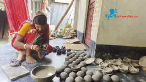 কুড়িগ্রামে বেড়েছে মণ্ডপ, চলছে দুর্গোৎসবের প্রস্তুতি