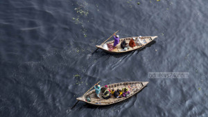 The dark waters of the Buriganga