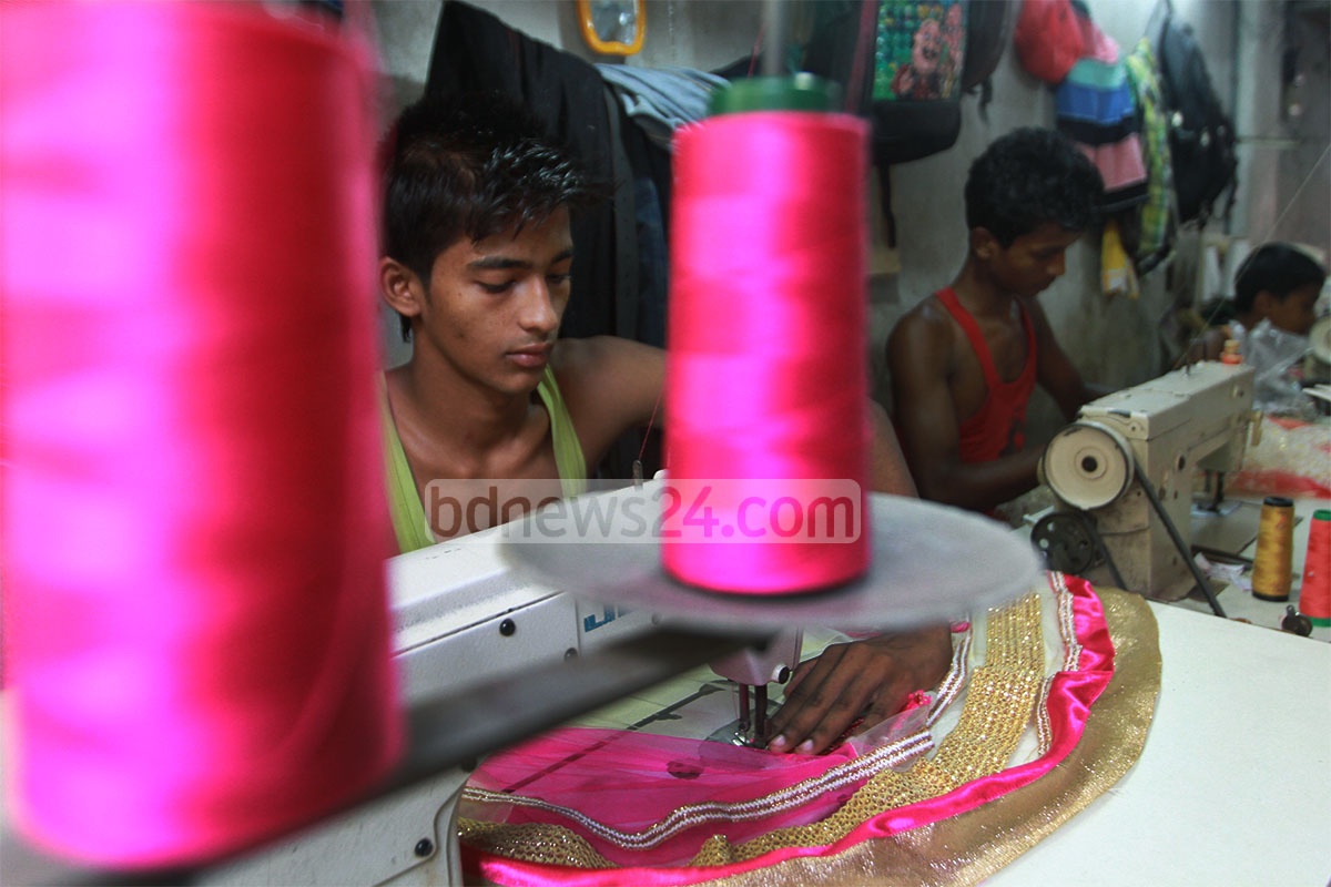 Tailors of Chittagong’s Khalifa Patti make expensive dresses for cheap