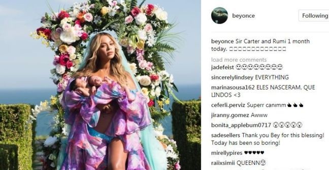 Beyonce wakes up world with first pictures of twins on Instagram