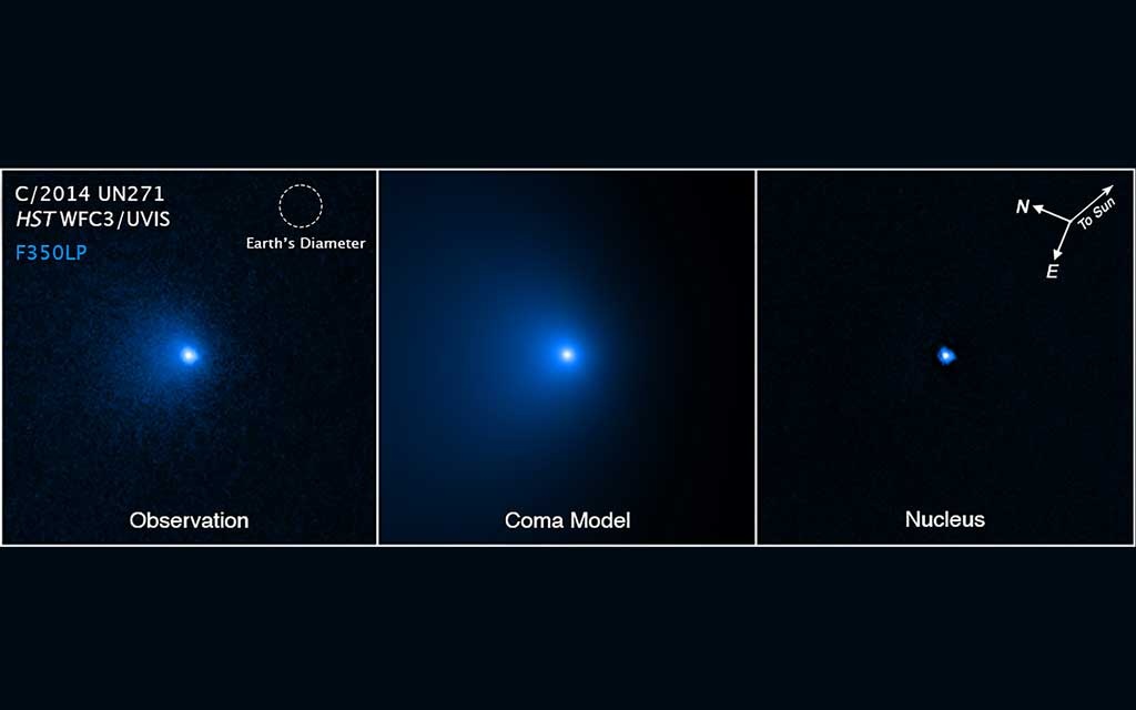 Hubble telescope zooms in on the biggest comet ever spotted