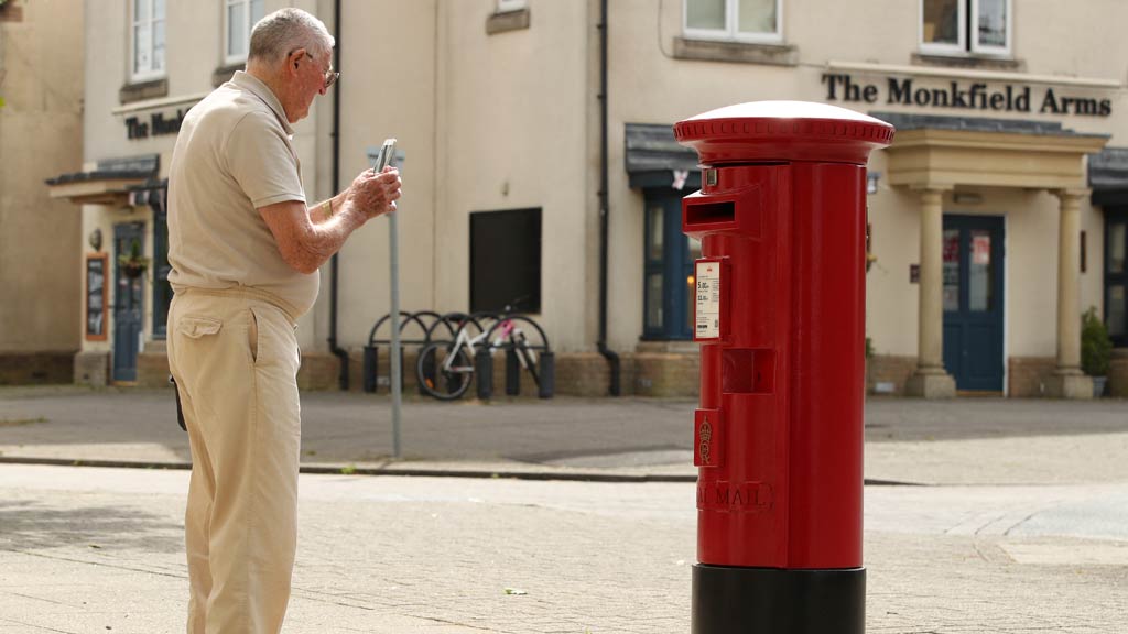 First King Charles red post box unveiled