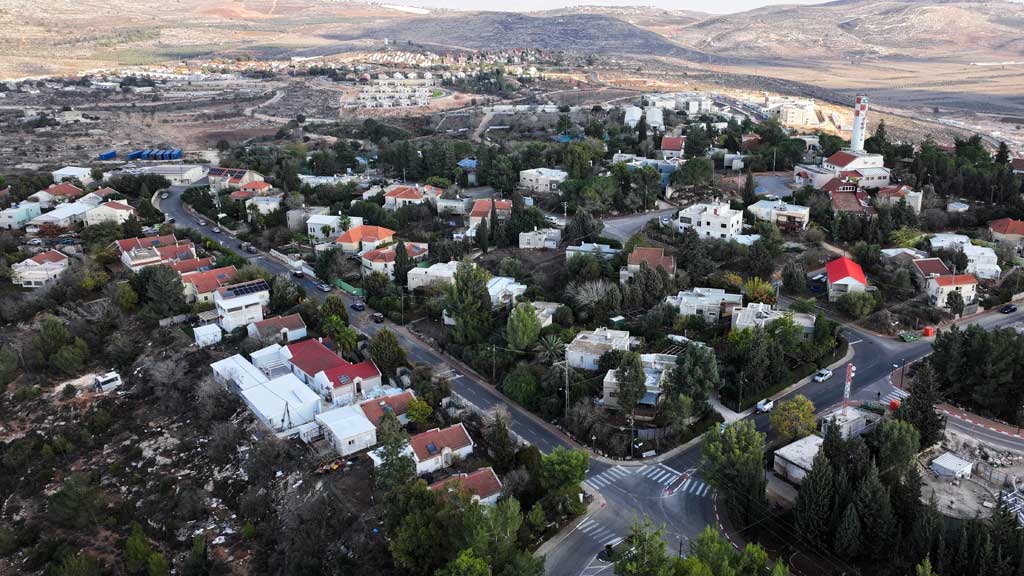 A drone view of the Israeli settlement Shilo, in the Israeli-occupied West Bank, November 13, 2024. REUTERS