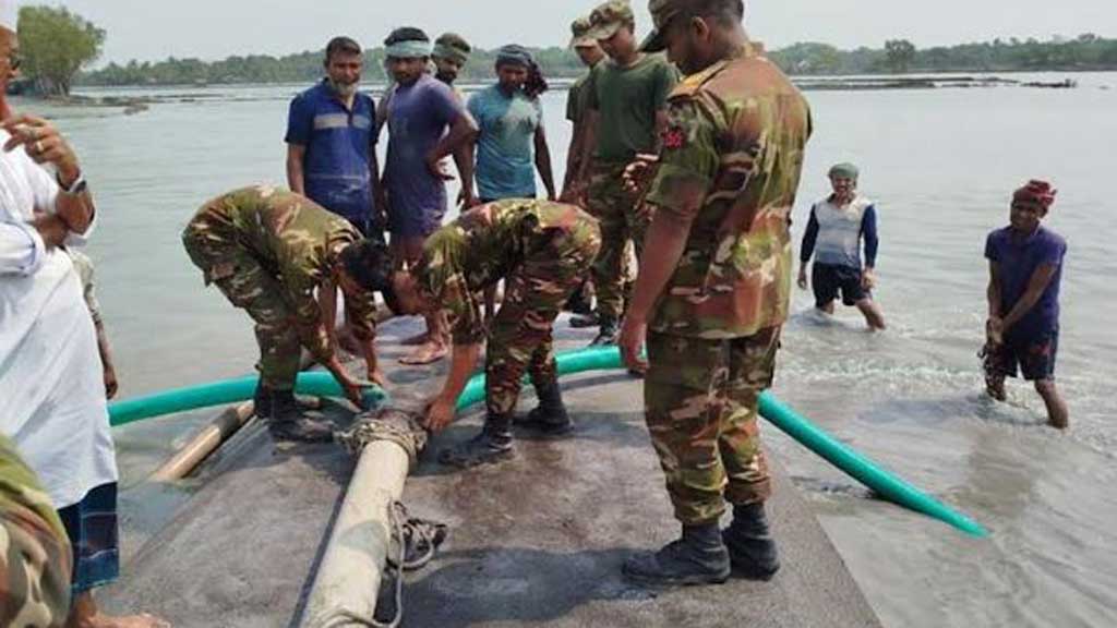 Army deployed as floodwaters enter Satkhira