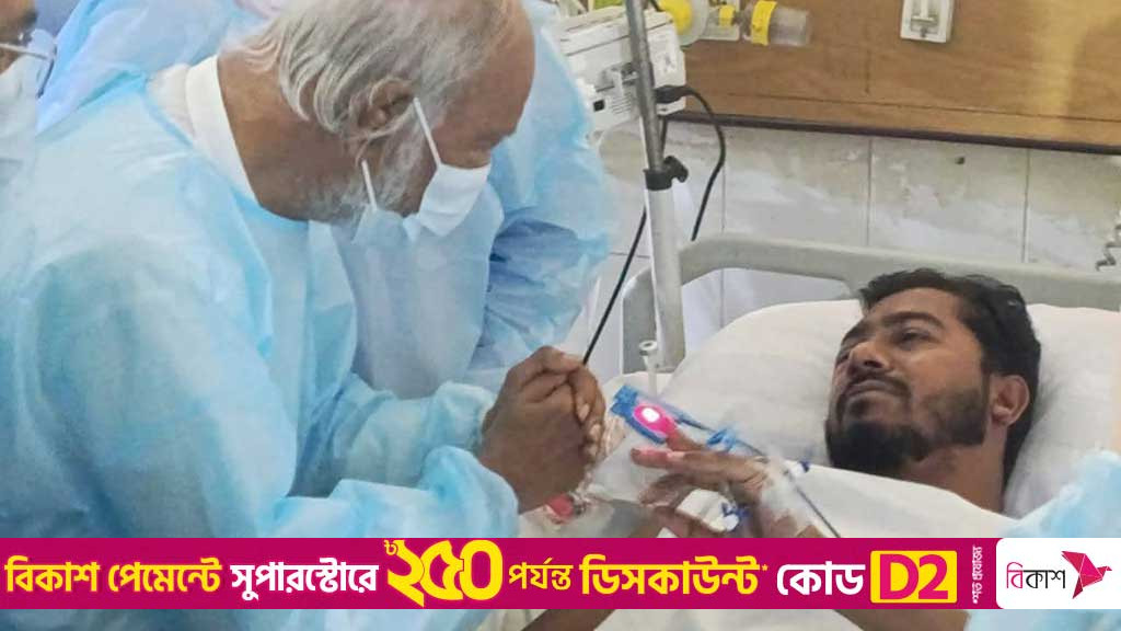 BNP leaders visit Nurul Haque Nur in hospital, demand probe into attack