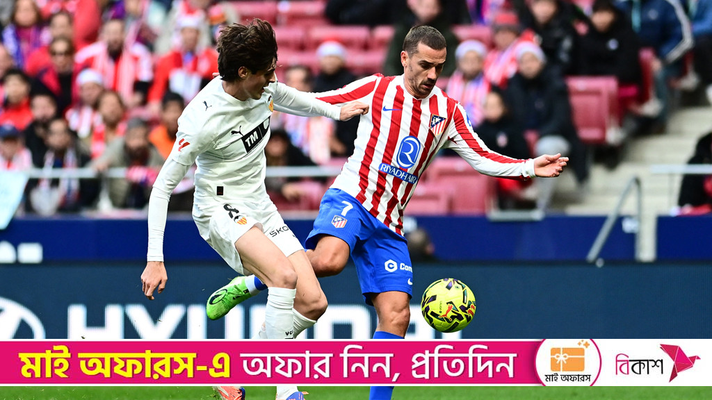 Griezmann seals Atletico win over Valencia