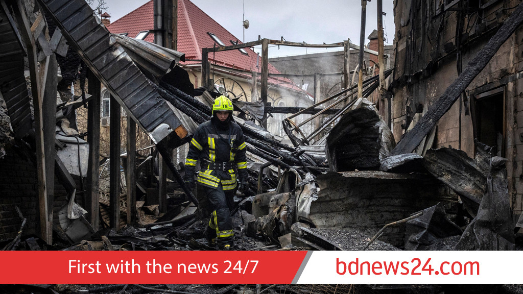 Russian drones, missiles pound Ukraine