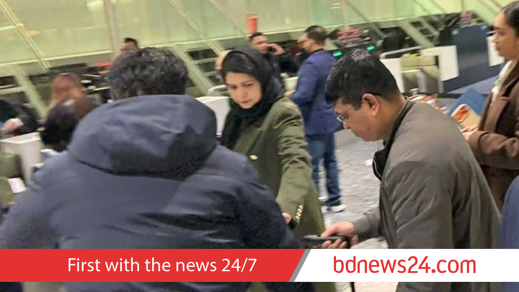 Zubaida flies to Dhaka