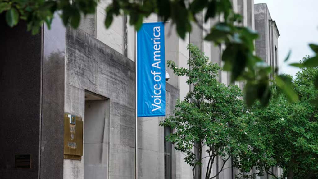 VOA staff put on leave after Trump orders cuts