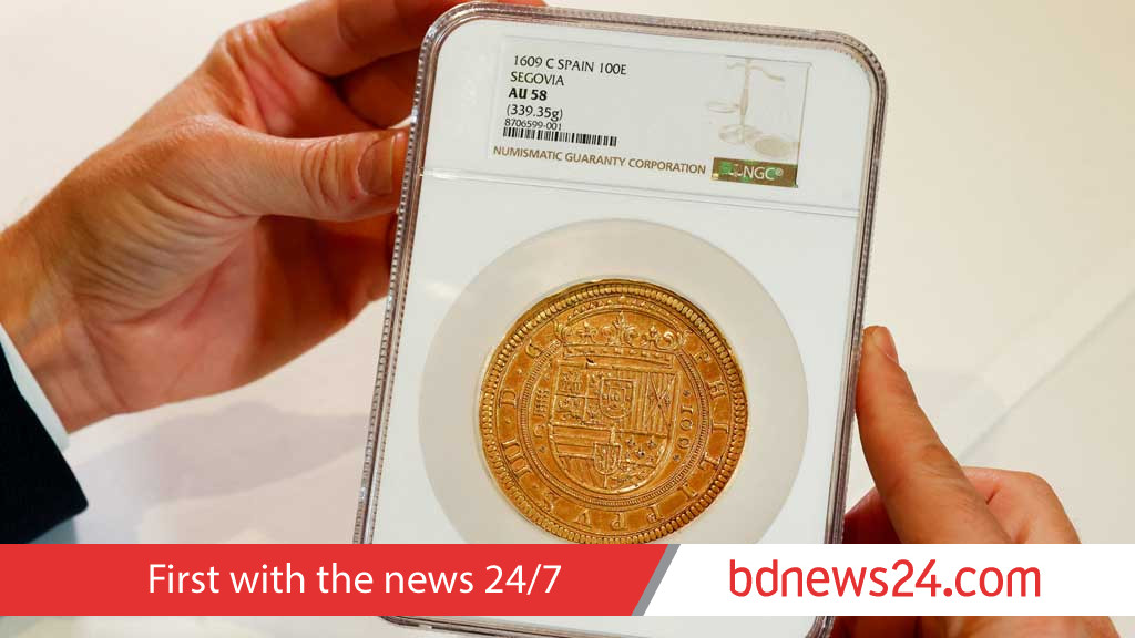 1609 Spanish gold coin hits European record