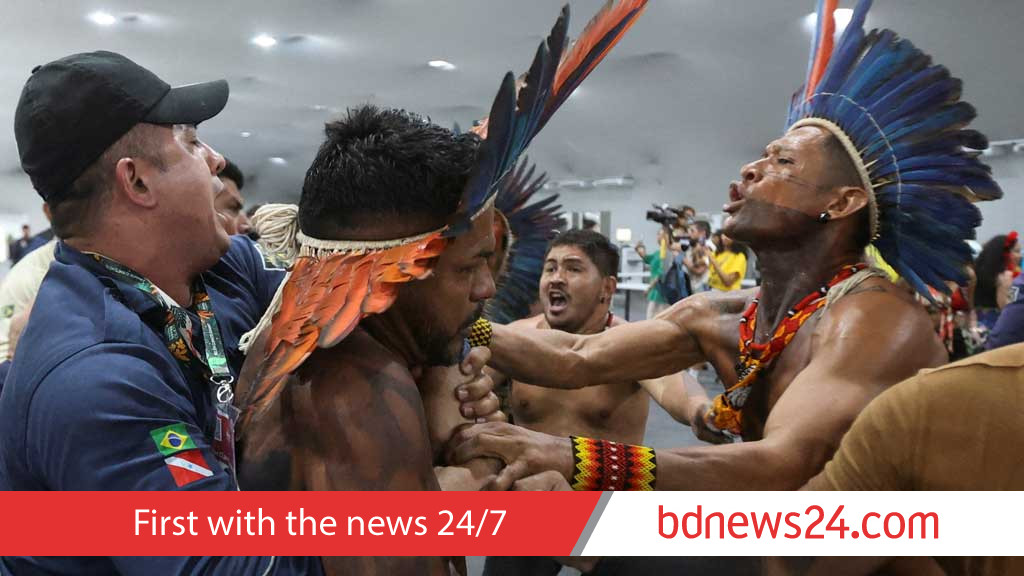 Protesters force their way into COP30 summit venue, clash with security