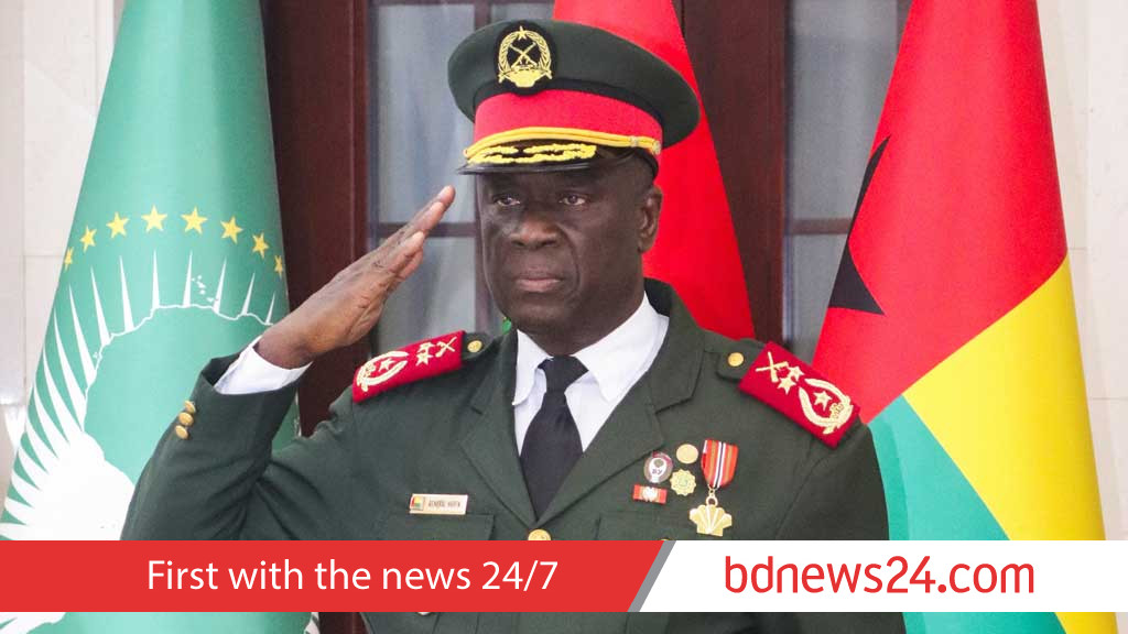 General sworn in as new Guinea-Bissau leader
