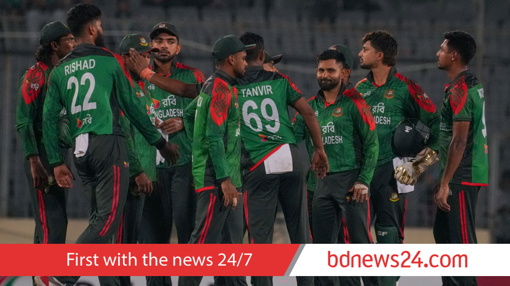Rishad’s 6-35 spins Bangladesh to 74-run win over West Indies in first ODI
