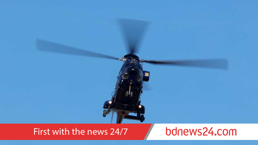 Medical helicopter crashes on California highway, injuring three